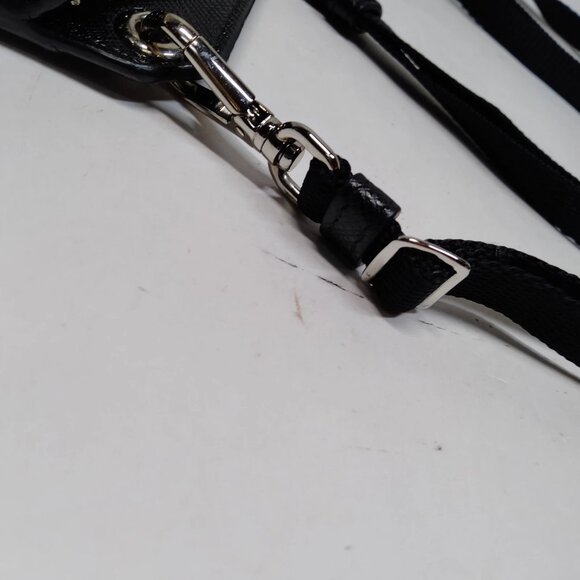 Authentic Prada Frankenstein Sacoche Black Leather Crossbody mon585-111025 - Picture 9 of 16